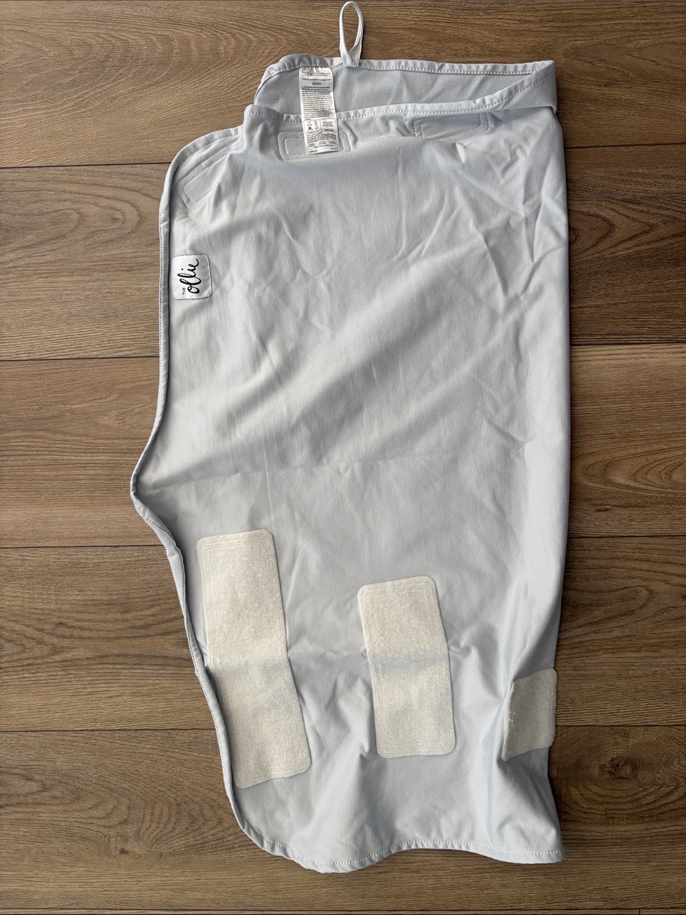 Cloud Blue Baby Swaddle Sack with Hook & Loop Closures